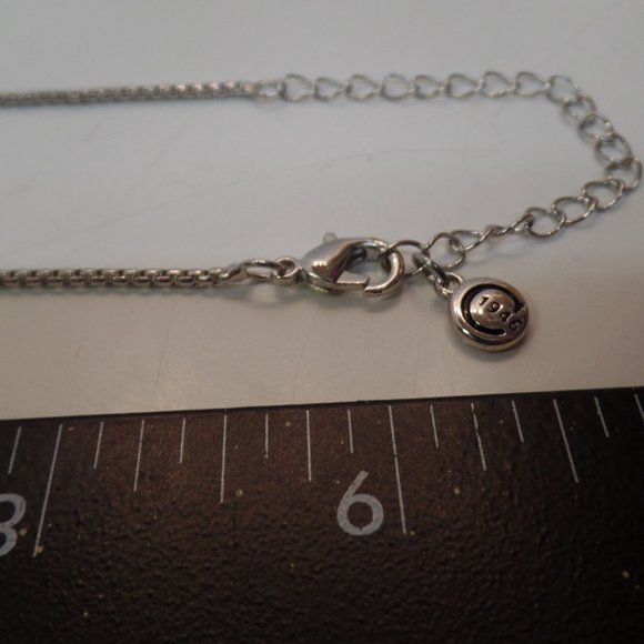 Cato Goldtone & Silvertone Large Link & Ball Necklace Adj to 19" - Picture 11 of 11